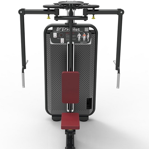 坐式直臂夹胸训练器 坐姿直臂器械夹胸机 广州健身器材工厂直销大图展示1